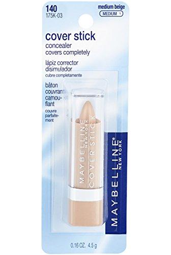 MAYBELLINE Maybelline New York Cover Stick Corrector Concealer, Medium Beige, 0.16 oz.