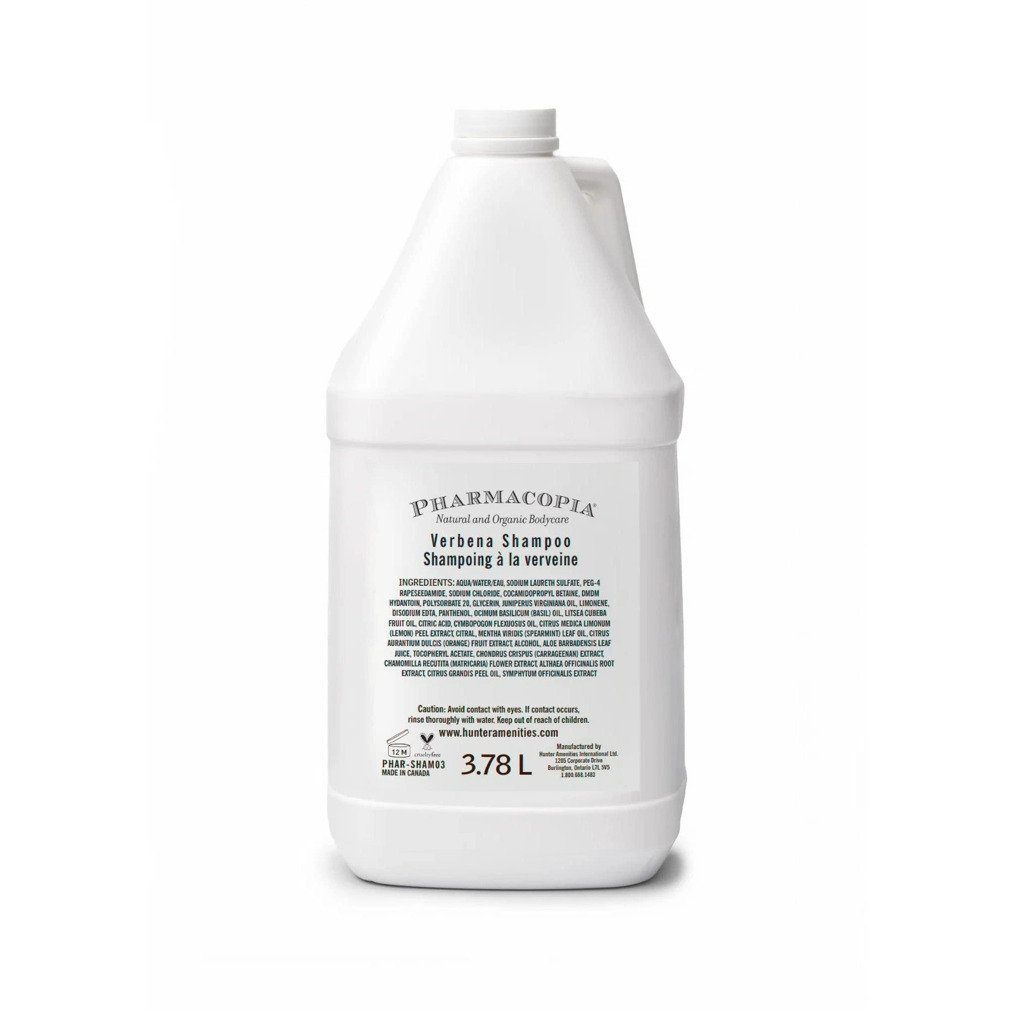 Pharmacopia Pharmacopia Hotel Verbena Shampoo Aromatherapy Hair Care with Natural & Organic Ingredients Vegan, Cruelty Free, Aromatic Shampoo, 128 oz