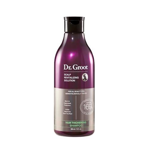 Dr. Groot Dr. Groot Hair Thickening Shampoo, Korean Hair Care with Biotin, Rosemary Oil to help Volumize Thinning, Damaged Hair, Hydrate Hair and Scalp, Biotin Shampoo,Scalp Revitalizing Solution