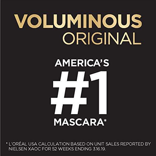 L'Oreal Paris L'Oreal Voluminous Waterproof Volume Building Mascara, Black [360], 0.28 oz (Pack of 3)