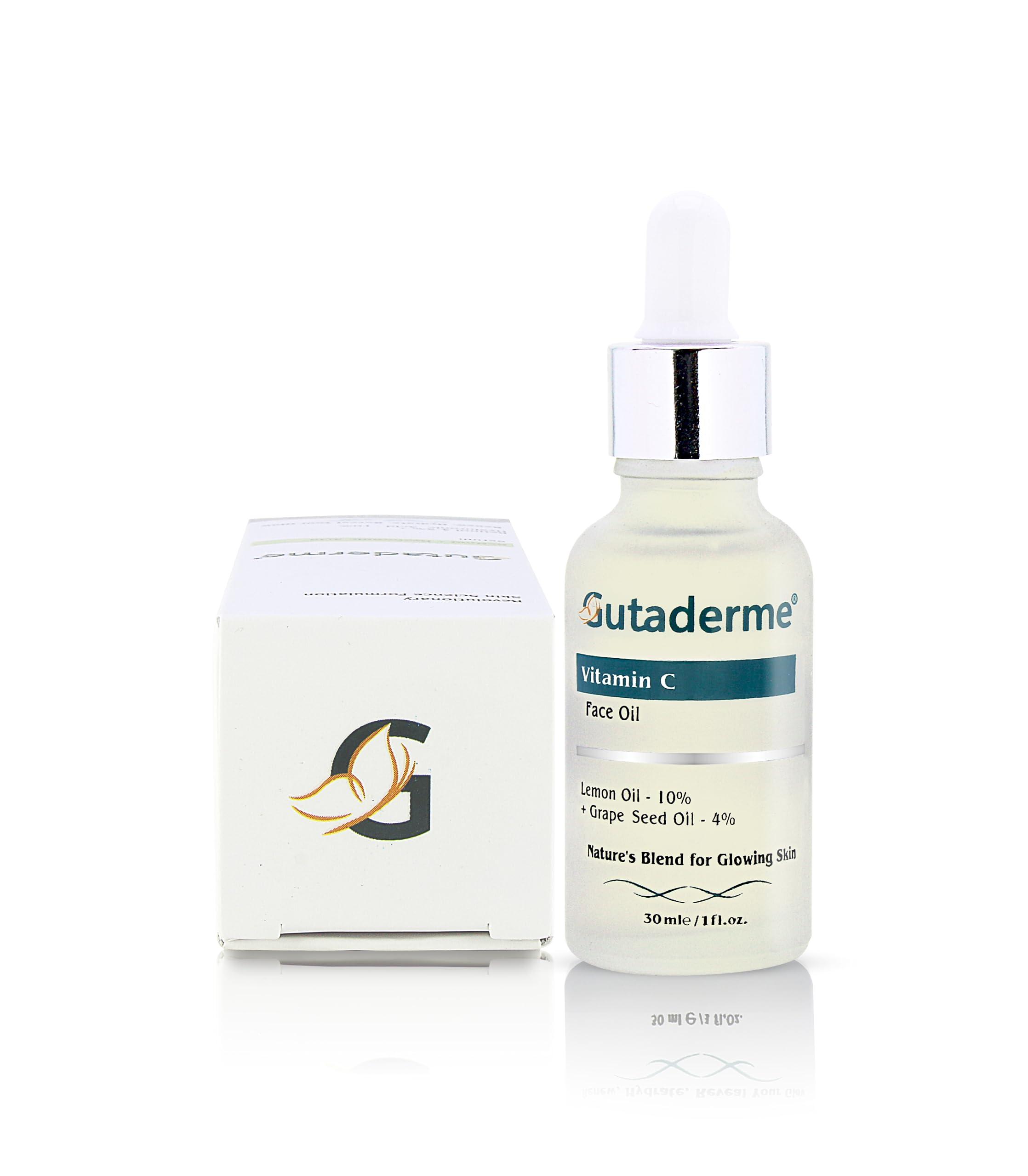 Gutaderme Gutaderme Vitamin C Face Oil- Hydration, Radiance, Hyperpigmentation, Blemishes, Skin Texture & radiance, 30ml/f1 oz