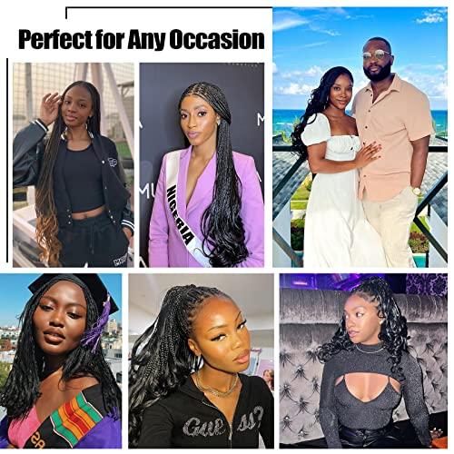 Aeagoo Short Kids Braiding Hair 10 Inch Pre Stretched French Curl Braiding Hair 8 Packs French Curls Braiding Hair Loose Wavy Braiding Hair Extensions for Box Braids10 Inch,T30