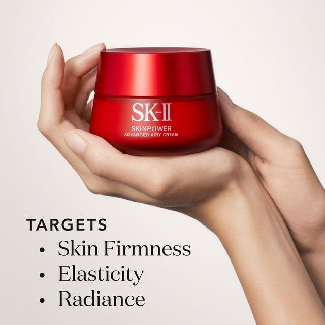 SK-II SK-II SKINPOWER Airy Face Cream - Anti Aging Wrinkle Cream for Oily & Dry Skin - Antioxidant-Rich Formula to Help Protect Skin While Improving Firmness & Elasticity (1.7 oz)