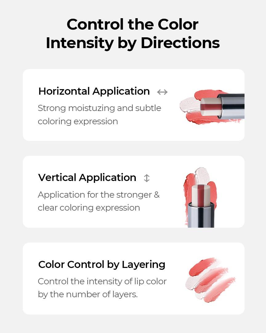 GRAFEN GRAFEN Triple Color Lip Balm Red Brown | Tinted Lip Balm for Men | Korean Lip Butter Triple Layers of Lip Care & Lip Coloring | Metal Container & Magnetic Cover