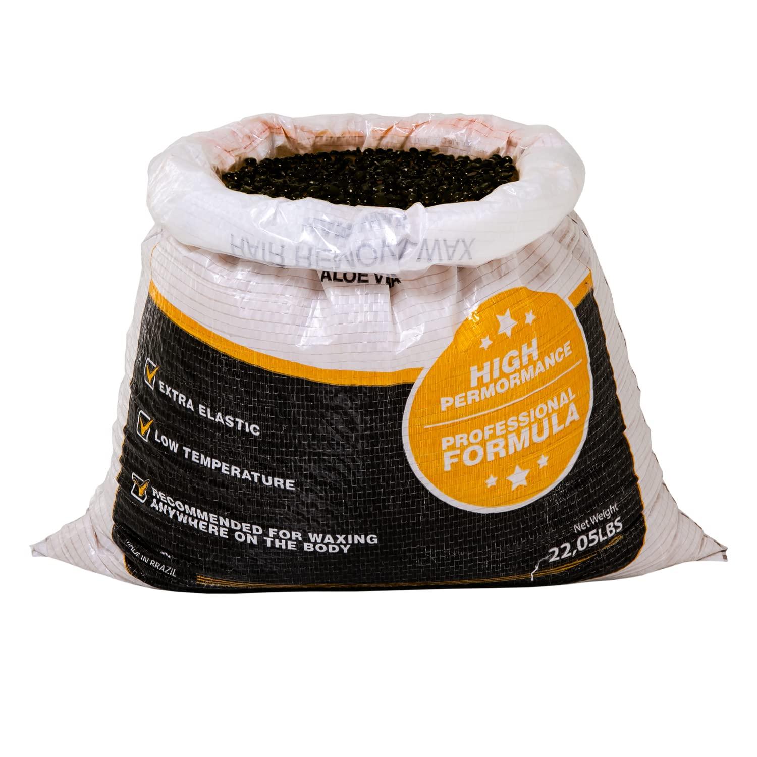 DEPIMIEL Depimiel Black Sludge Hard Wax beans - Wax beans for Hair Removal - Hard Wax for Legs, Arms, Bikini, Face - Gentle At-Home Waxing beans with Antioxidants - Wax beans for Sensitive Skin - 22.04 lbs