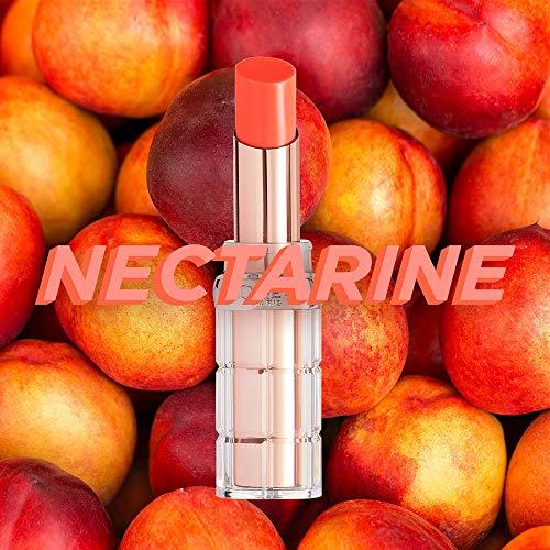 L'Oreal Paris L'Oreal Paris Makeup Colour Riche Plump and Shine Lipstick, for Glossy, Radiant, Visibly Fuller Lips with an All-Day Moisturized Feel, Nectarine Plump, 0.1 oz.
