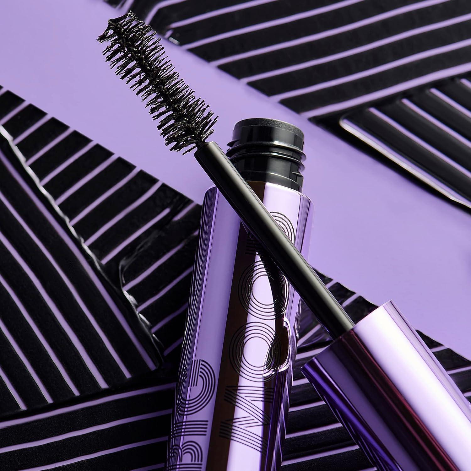 e.l.f. cosmetics e.l.f. Big Mood Mascara Mini, Instantly Creates Long-Lasting, Bold & Lifted, Voluminous Lashes, Infused with Jojoba Wax, Black