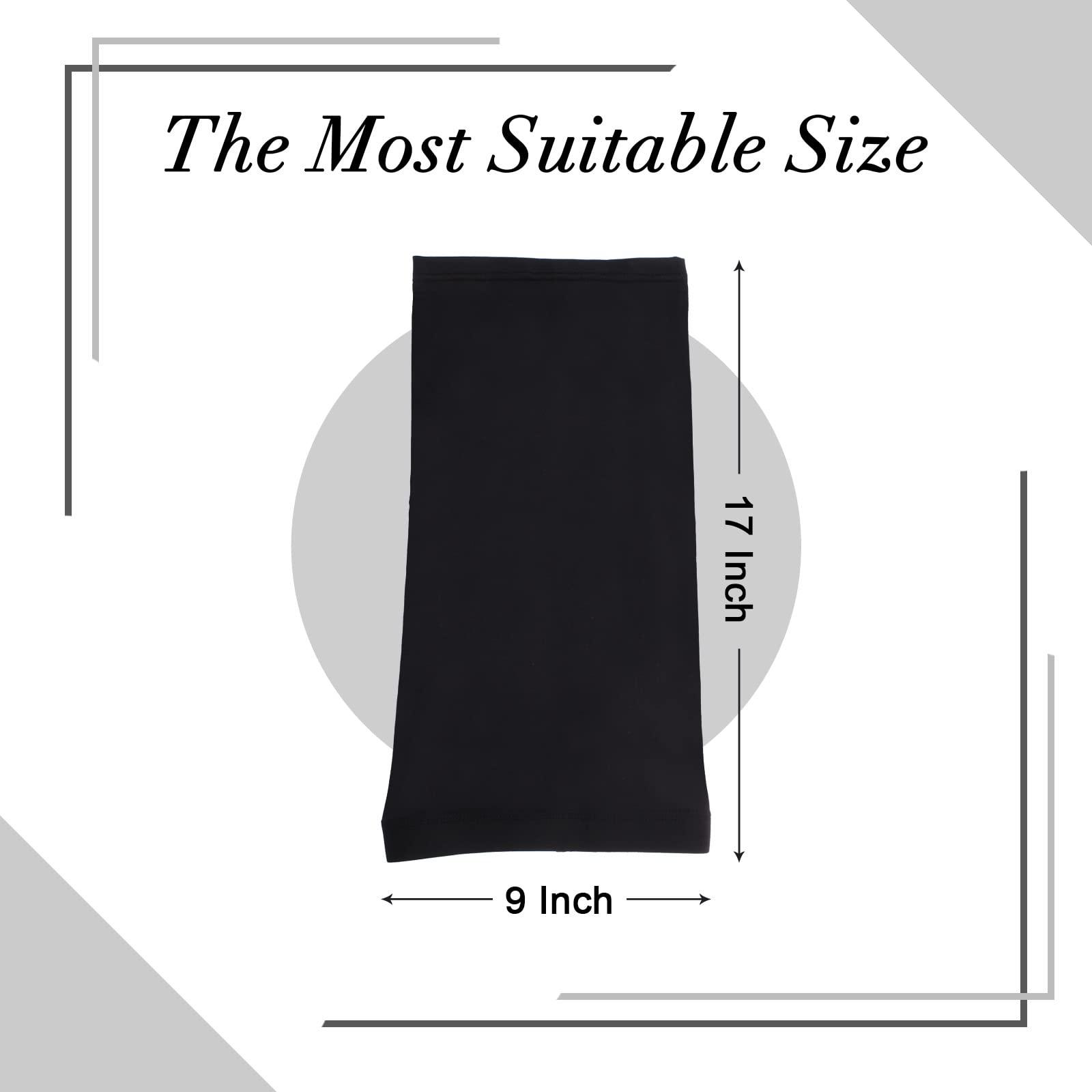 Leeven Leeven 4 Pieces Dreadlock Cap Tube Unisex Bands Elastic Long Hair Dreads Head Wraps Cap Locs Socks for Dreads for Men Women Spandex Dreadlock Cap