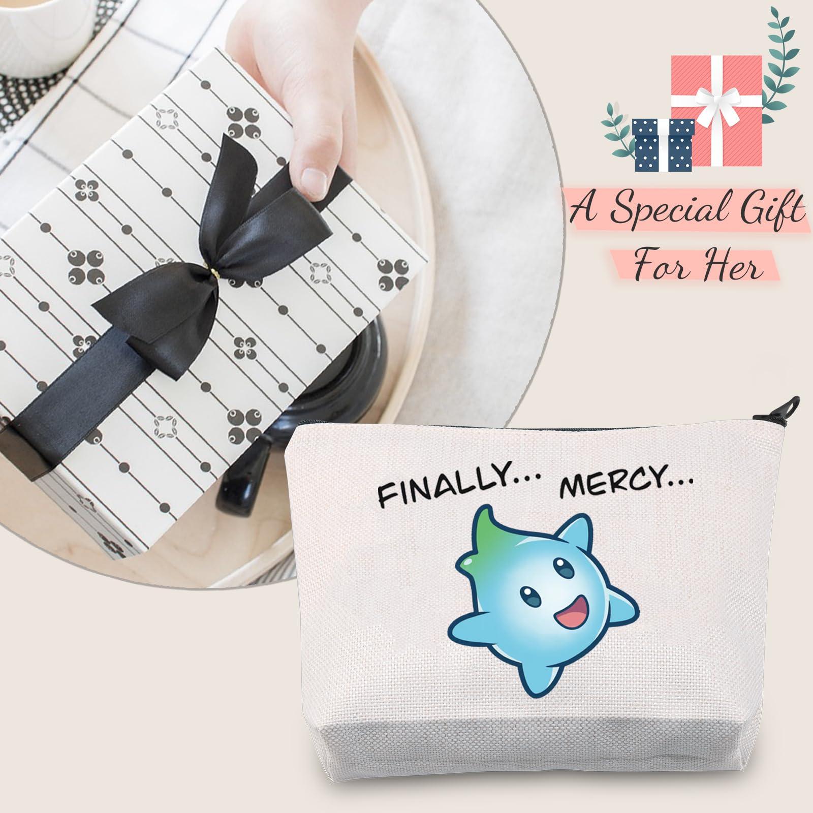 JXGZSO JXGZSO Cute Star Toiletry Bag Movie Lover Gift Lumalee Blue Merch Finally Mercy Makeup Bag Animation Inspired Gift