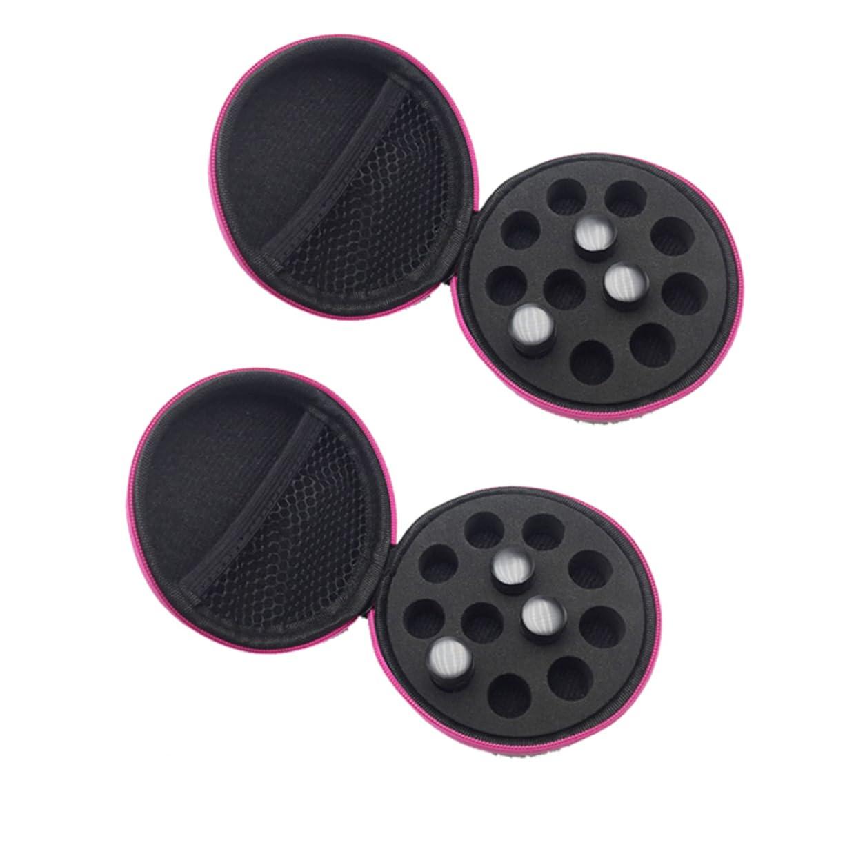 BIUDECO BIUDECO 4 Pcs 12 Essential Oil Storage Case Essential Oils Essential Oil Holder Essential Oil Storage Bag Essential Oil Bag Essential Oil Case