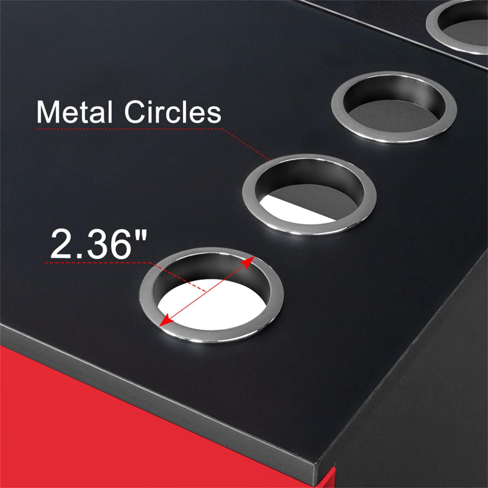 HomVent Barber Stations, Salon Stations for Hair Stylist, Wall Mount Styling Hair Makeup Station, Barber Accessories, Hair Salon Beauty Spa Equipment Set, Dressing Table Used for Barbershop (Style 7)