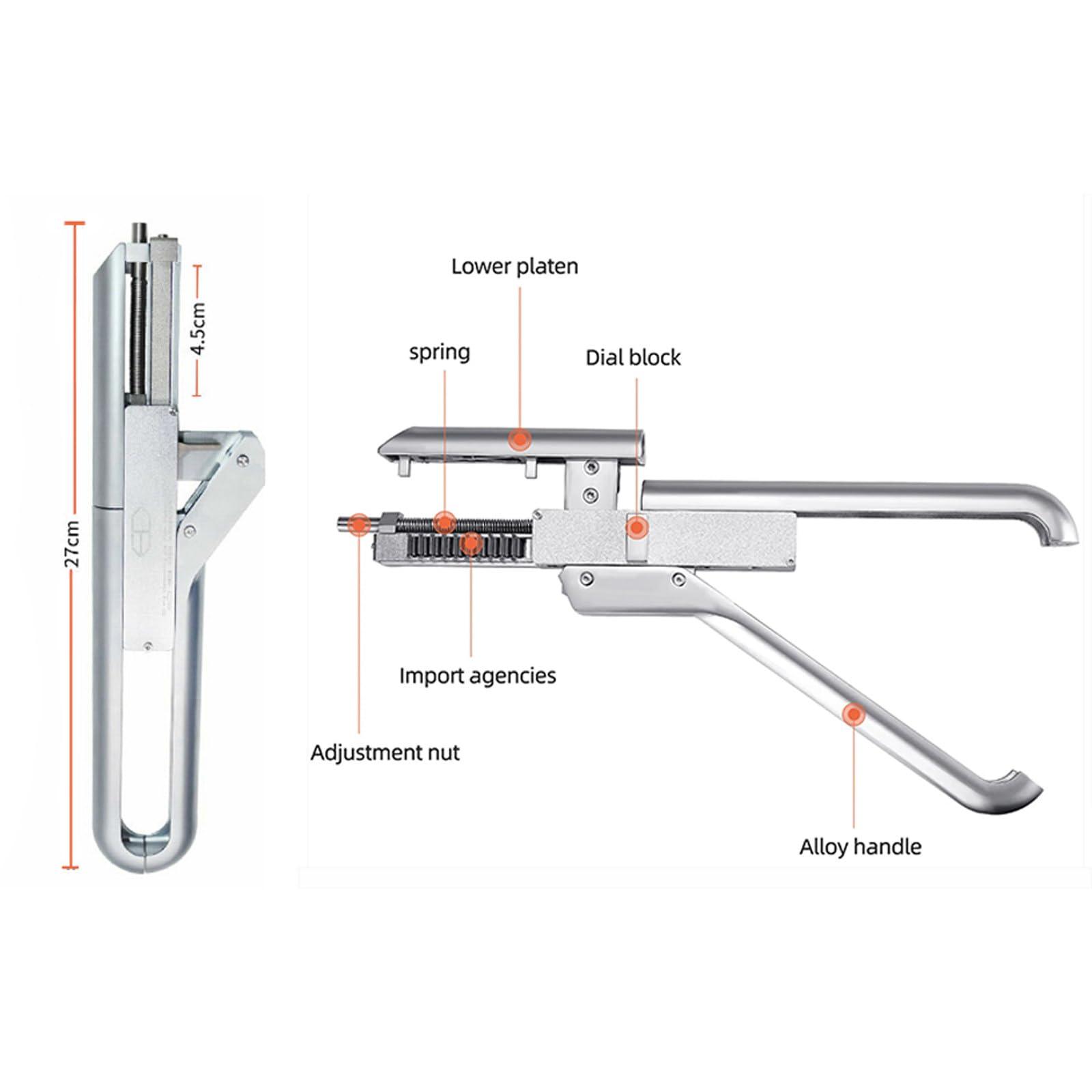 NYMFEA 6d Hair Extension Machine Kit, 10-Pin Invisible Seamless Hair Extension Fast Installation and Removal for Salon Human Hair