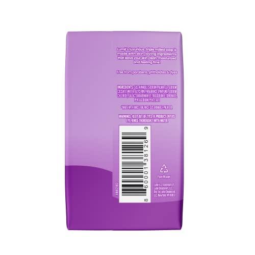Lume Lume Triple Milled Soap - Rich Moisture & Gentle Cleansing - Paraben Free, Phthalate Free, Skin Safe - 5 ounce (Lavender Sage)