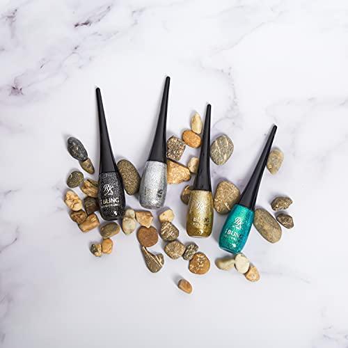 Ruby Kisses Ruby Kisses Bling Glitter Eyeliner, Glitz N' Silver