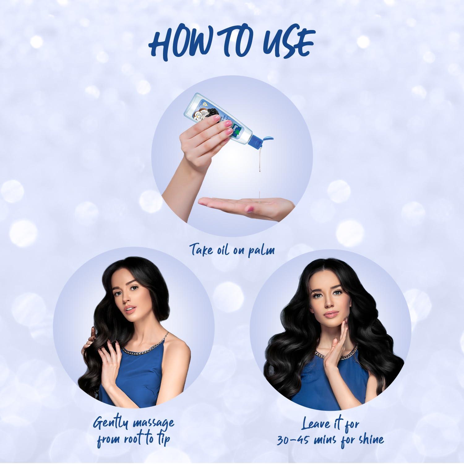 Parachute Parachute Advansed Jasmine Enriched Coconut Hair Oil with Vitamin-E | For Scalp Nourishment| Stronger, Softer, Silkier Hair |Non-Sticky | All Hair Types| 10.1 Fl.oz.