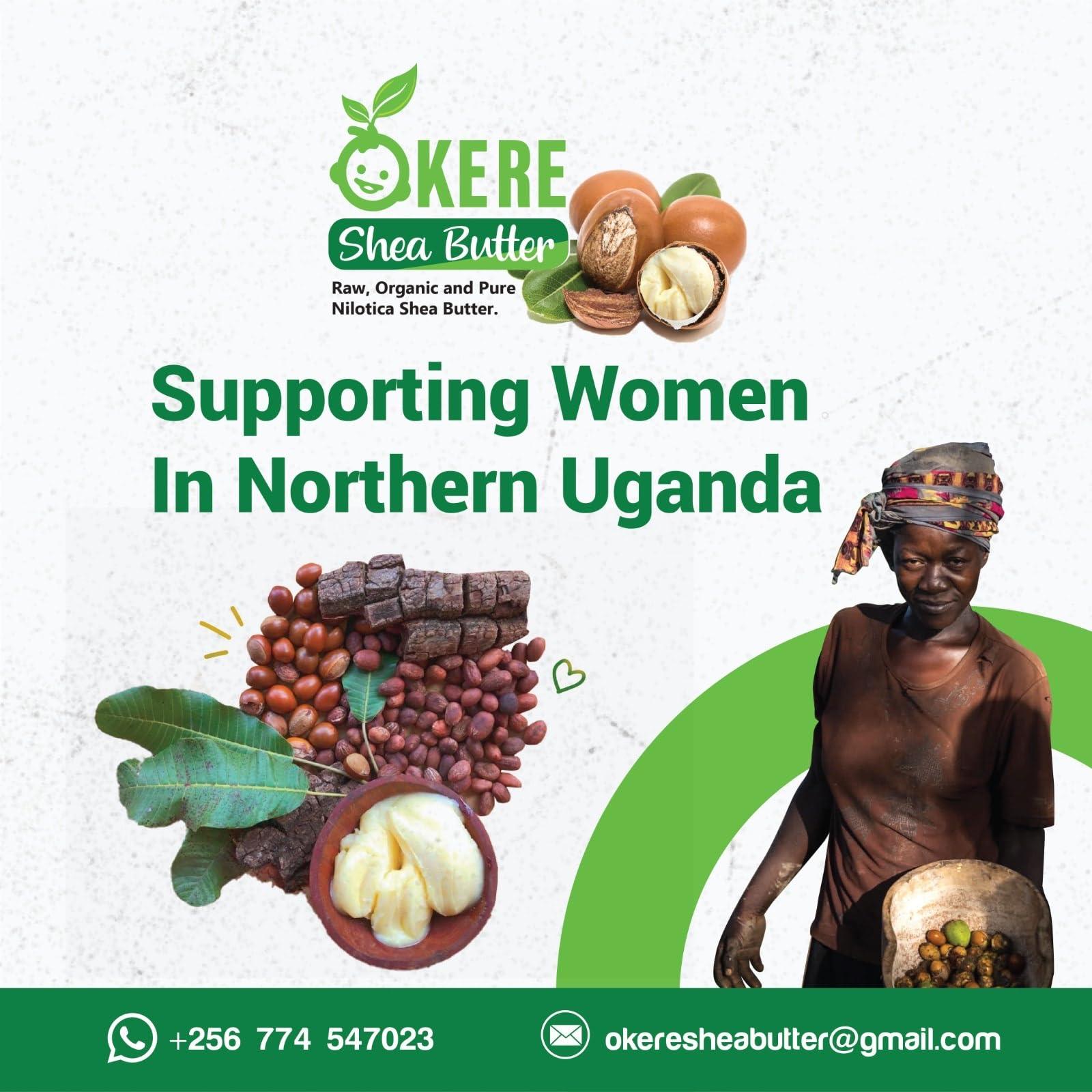 Okere Shea Butter Okere Nilotica Shea Butter | Raw & Pure from Uganda | 4 oz Jar