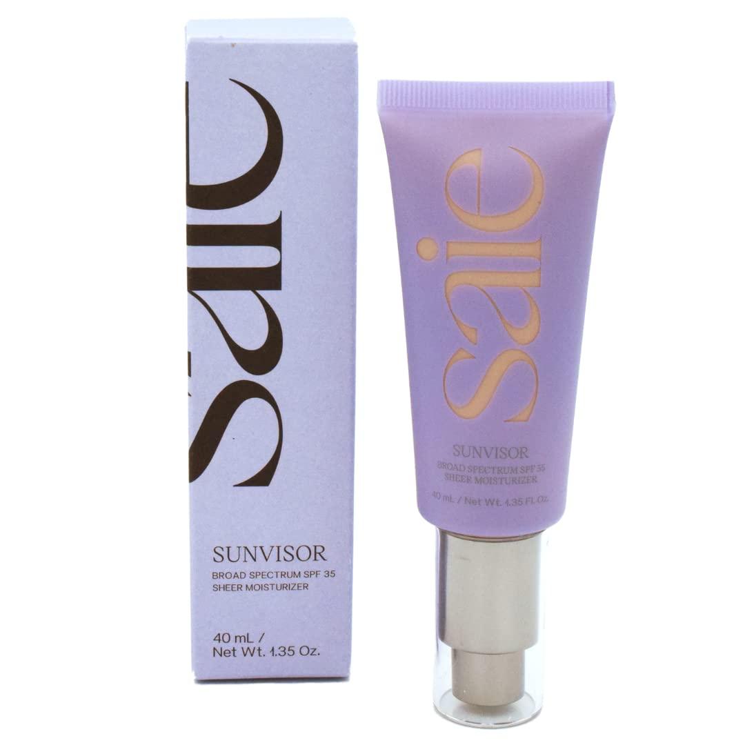 Saie Saie Sunvisor Broad Spectrum SPF 35 Sheer Moisturizer 1.35 oz