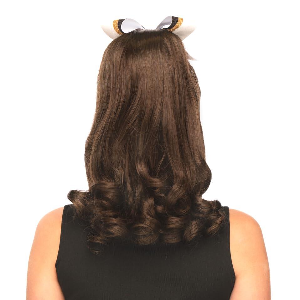 Girly Curls Curly Cheerleader Hairpiece for Cheer and Dance (Sunshine)