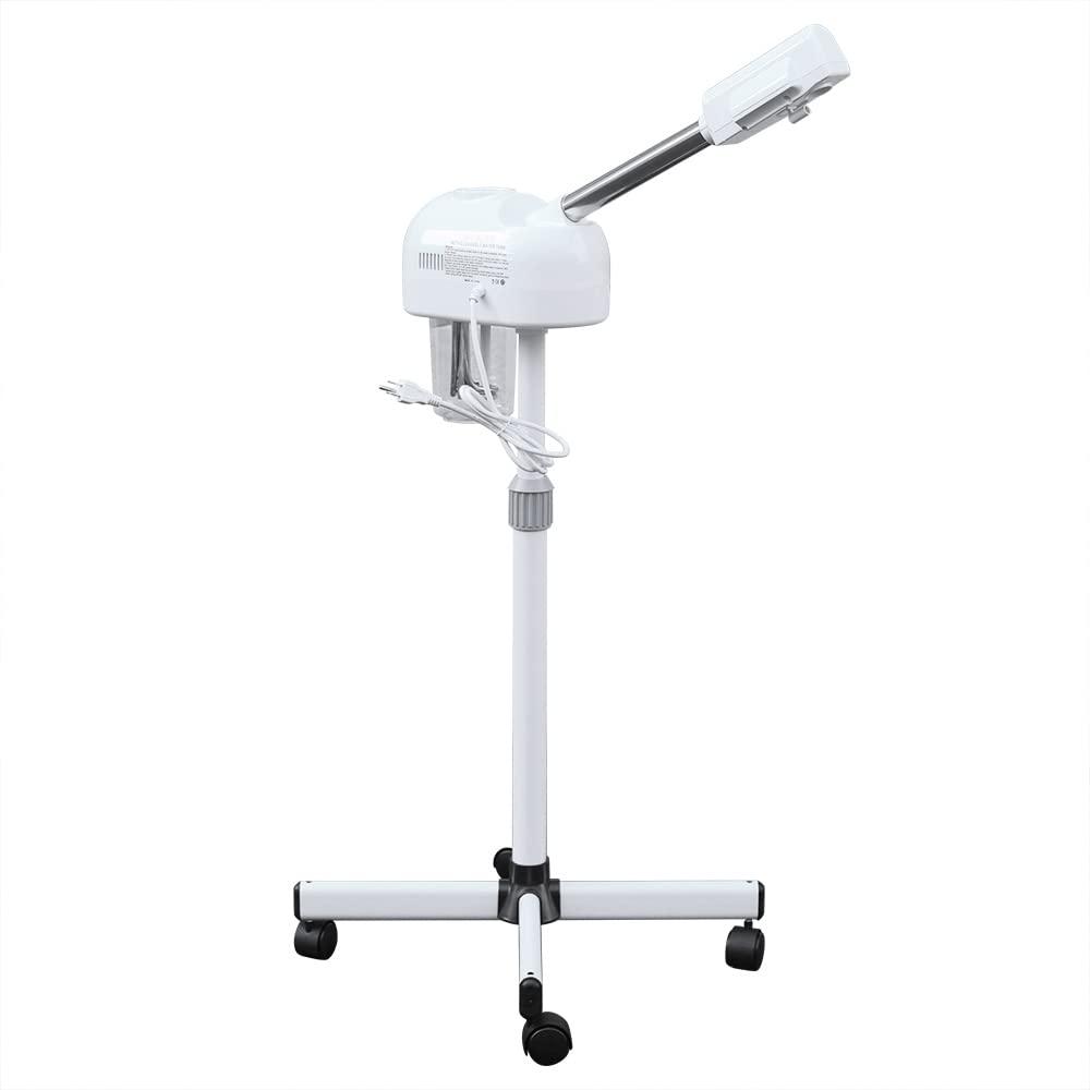 SanBouSi Professional Ozone Facial Steamer Machine Mist Face Steamer with 360 Rotatable Sprayer for Beauty Salon, Spa, Esthetician Steamer 800w