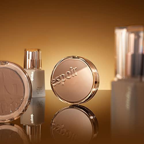 Espoir Espoir Pro Tailor Be Glow Cushion New Class #5 Tan 0.46 oz with 0.46 oz Refill | Long-Lasting Dewy Cushion Foundation | Radiant & Glow Skin with Buildable Coverage | Korean Cushion Foundation