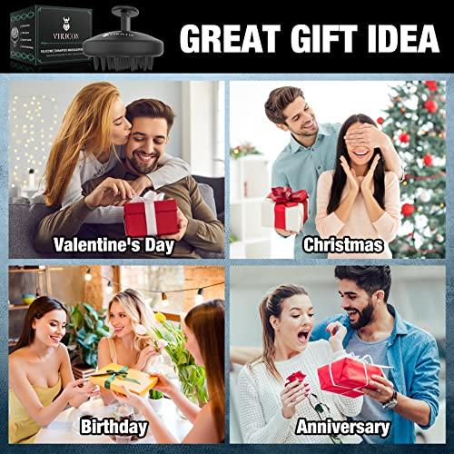 VIKICON VIKICON Beard Straightener & Beard Scrubber, Grooming Tools for Beard, Mustache Hair, Gifts for Men