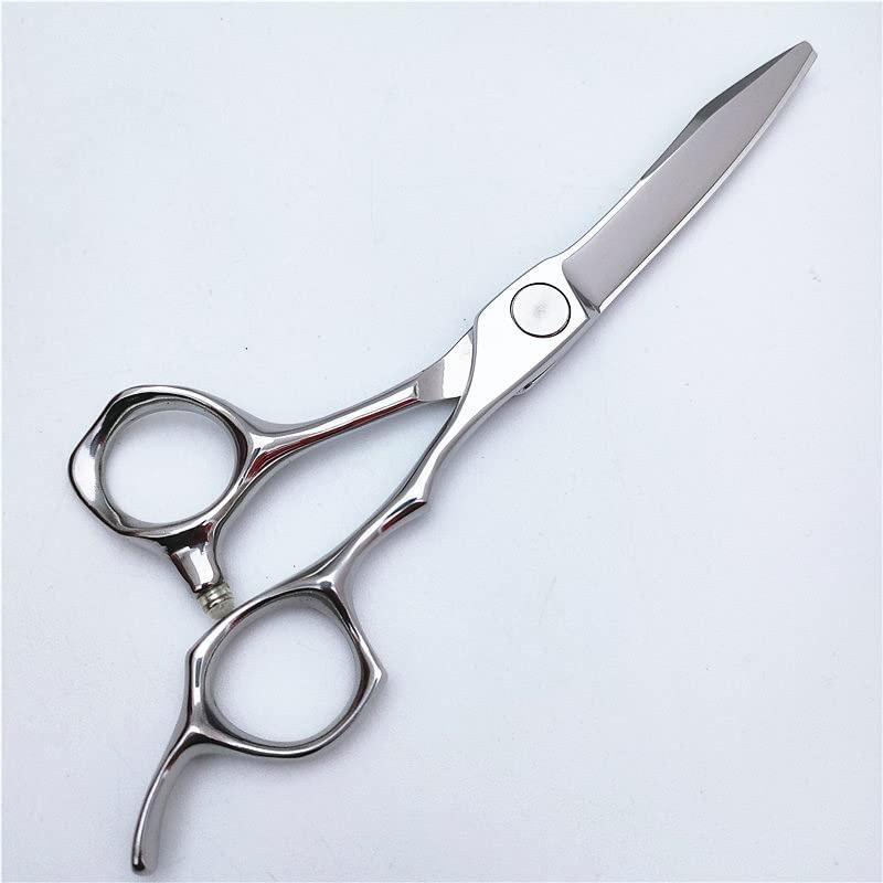 WGGTX Professional Hair Cutting Shears, 6-inch haircut scissors sword type hair scissors tooth cut thin scissors salon hair clipping flat shear set (Size : Set)