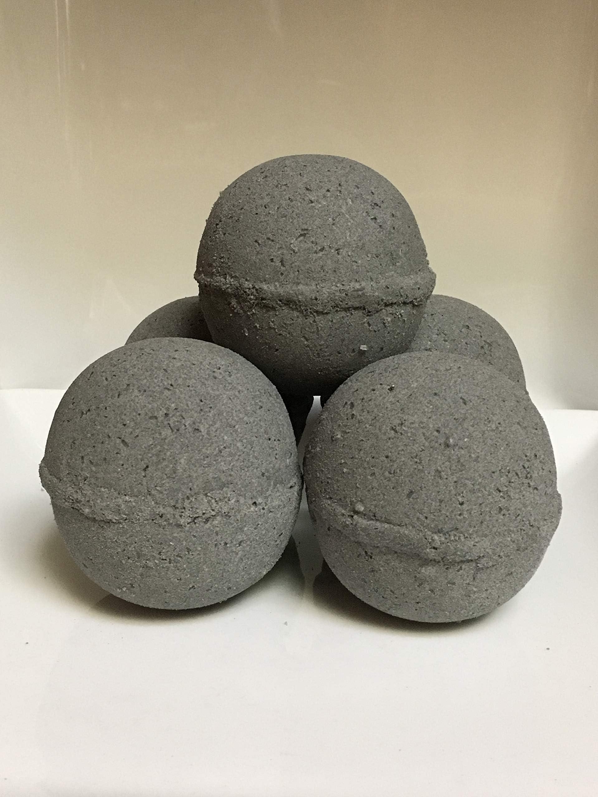 VITAMIN SEA Activated Charcoal Bath Bombs for Women - Natural Bath Bombs 5 PCs - Bath Bombs for Women Relaxing - Organic Bath Bombs for Sensitive Skin - Bath Bombs for Women Gift Set - Bath & Bathing Accessories