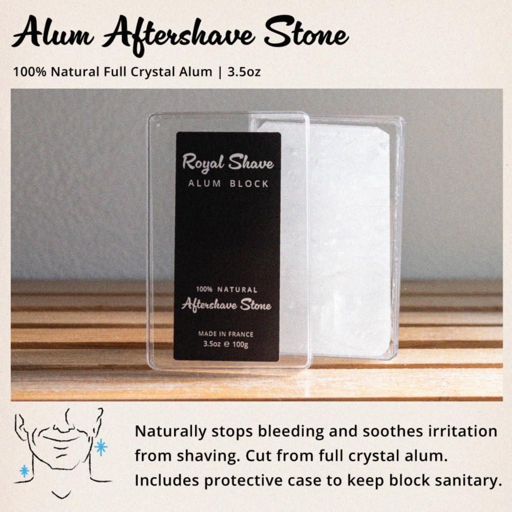 Royal Shave Luxury Safety Razor Shaving Kit by Royal Shave, Complete 6 Piece Shaving Gift Set for Men, Essential Wet Shaving Grooming Kit (Sandalwood)