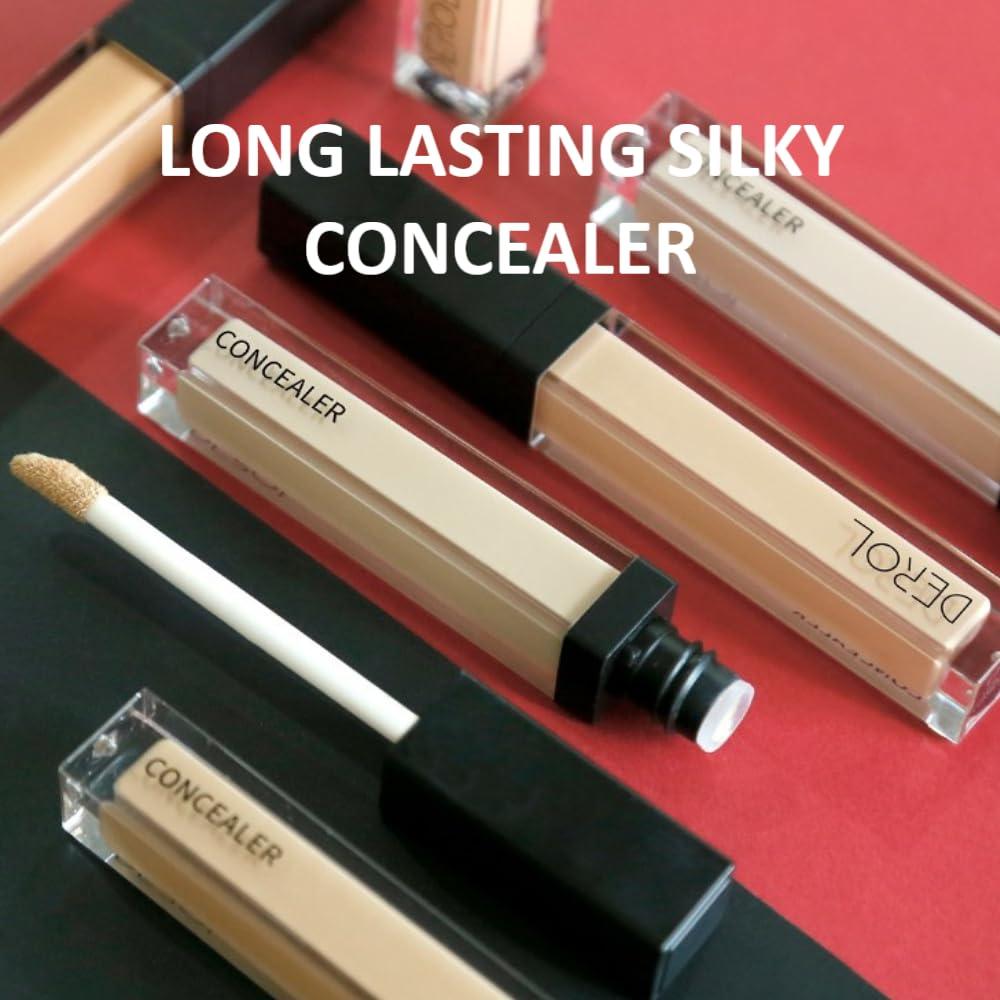 JEMPET Liquid Concealer Makeup - Natural Coverage & Highly Pigmented Lightweight Concealers 6.5ml (04)