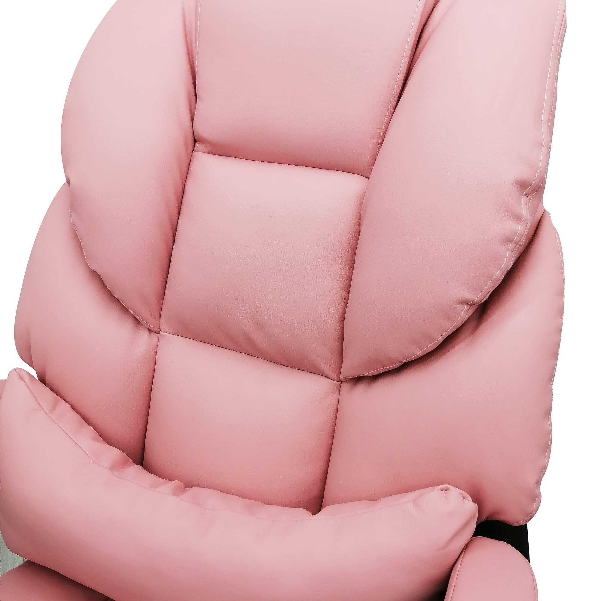 EQCOTWEA EQCOTWEA Beauty Bed Chair Pink Facial Bed Spa Table Salon Chair 360 Degree Rotating Air Pressure Lifting Adjustable Salon Massage Bed Chair for Beauty &Home Office Chair Load Capacity 275LB