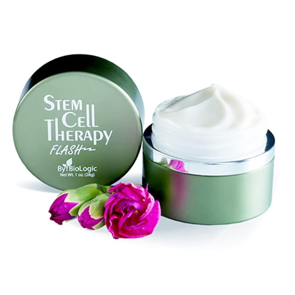 Biologic Solutions Stem Cell Therapy FLASH by BioLogic Solutions Grow Smoother Firmer New Skin (Set of 2 Jars)