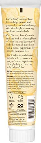 Burt\'s Bees Burt\'s Bees Coconut Oil Foot Cream, Package May Vary, 4.3 Oz (Pack of 2)