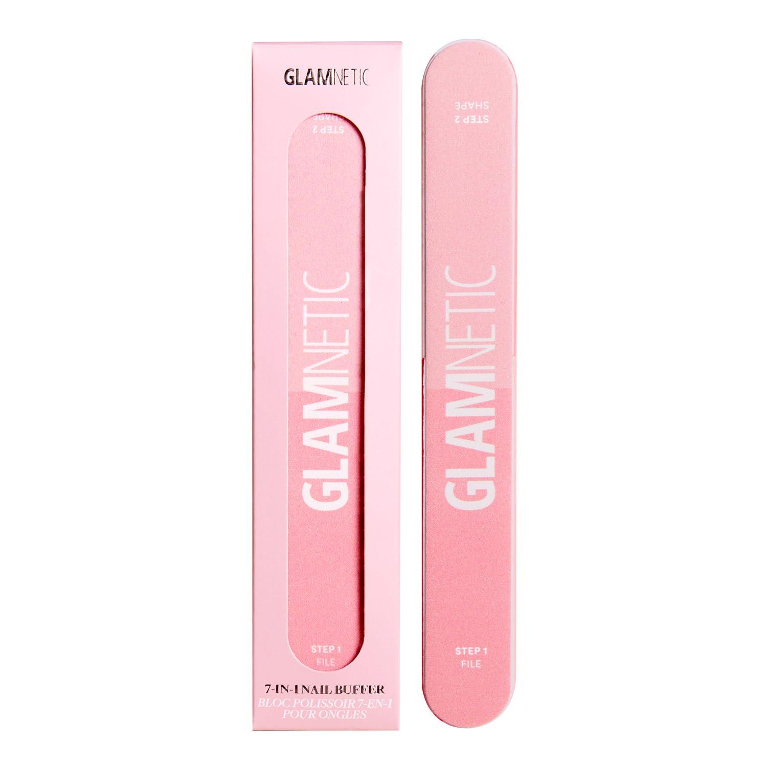 Glamnetic Glamnetic 7-in-1 Nail Buffer | All-in-One, 7 Step Nail Buffing Block for Filing, Shaping, Smoothing & Polishing | Lightweight & Easy to Use | EVA & Sandpaper Nail File Buffer