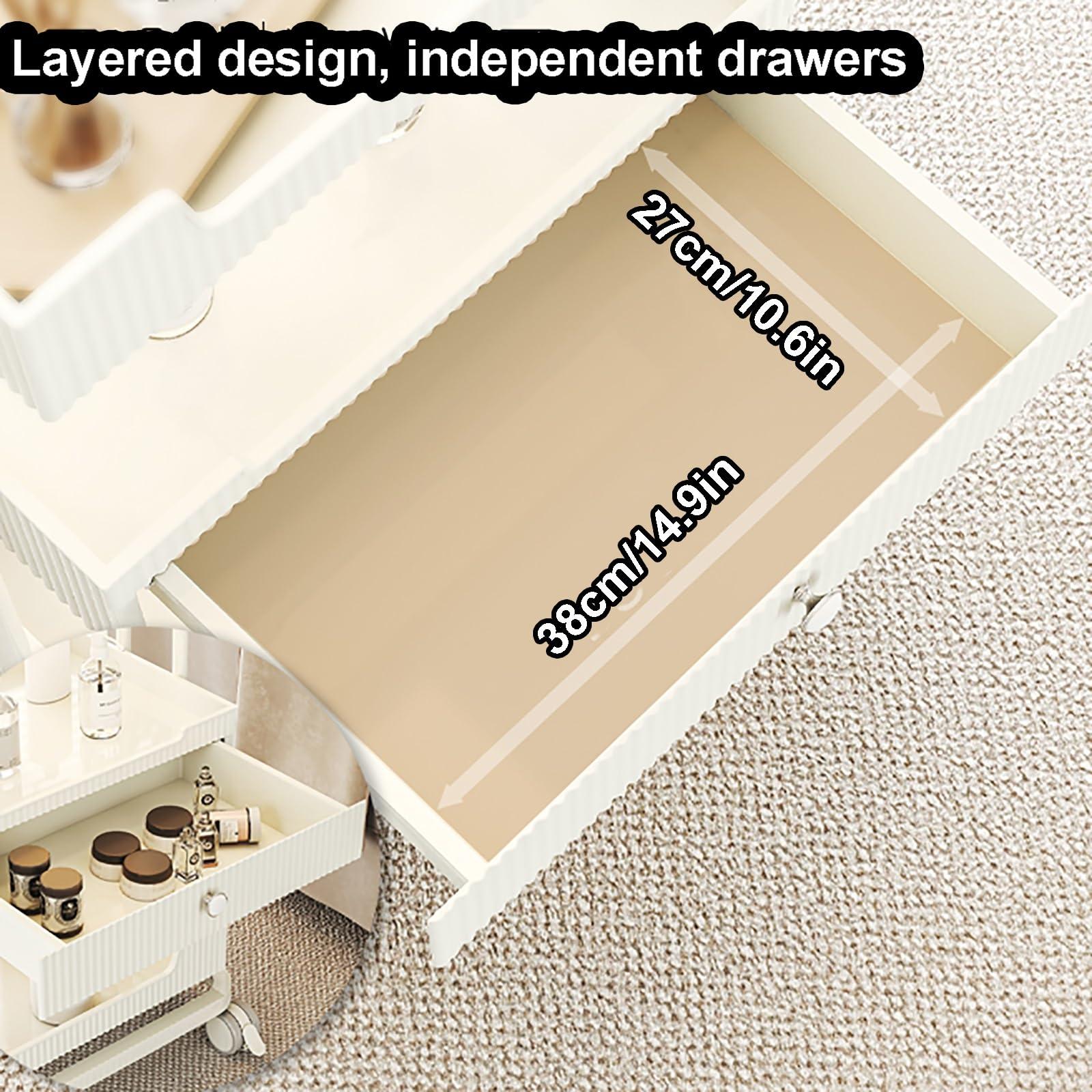 PQXQZ Multifunction Beauty Salon Storage Trolley Cart with 2 Trash Cans Hair Salon Station Cabinet Waterproof Rolling Hairdressing Salon Cart for Beauty Tattoo HairdressingV