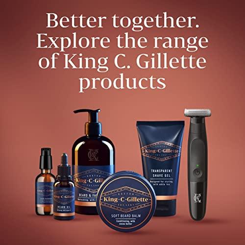 King C. Gillette King C. Gillette Soft Beard Balm, Deep Conditioning with Cocoa Butter, Argan Oil and Shea Butter
