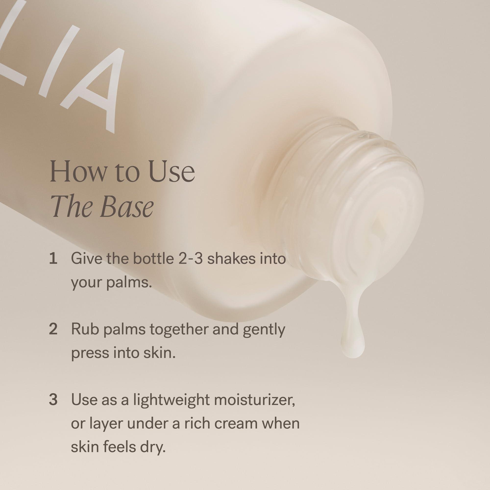 ILIA ILIA - The Base Face Milk Essence + Lightweight Moisturizer | Non-Toxic, Vegan, Cruelty-Free, Clean Makeup (Full Size, 3.4 fl oz | 100 ml)