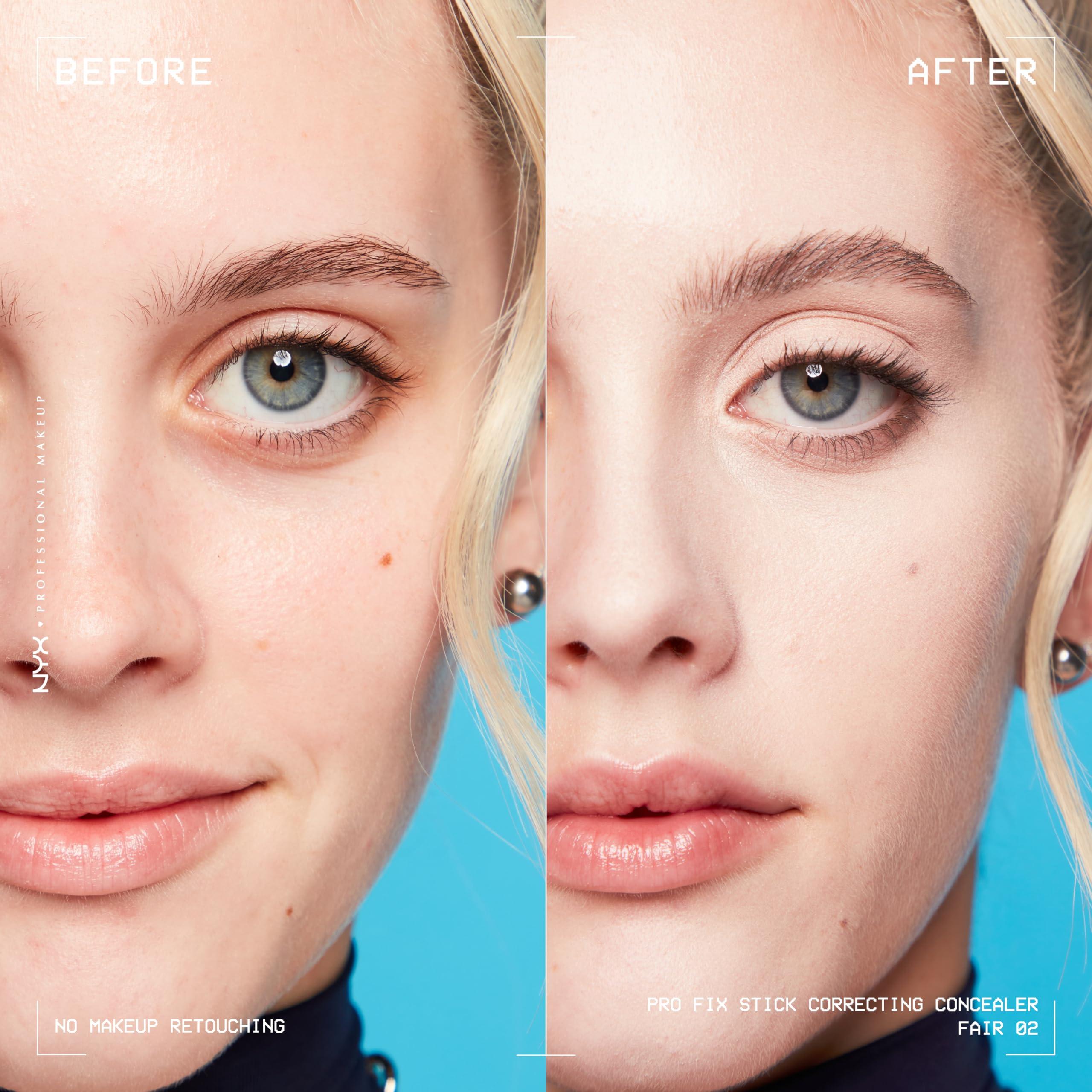 NYX PROFESSIONAL MAKEUP NYX PROFESSIONAL MAKEUP Pro Fix Stick Correcting Concealer, Buildable Medium Coverage Concealer Stick - Fair