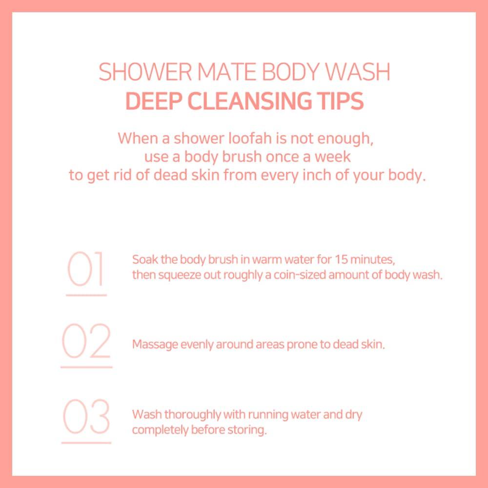 SHOWERMATE SHOWERMATE Natural Body Wash 42.3 fl oz, 1.2 kg (Peach)