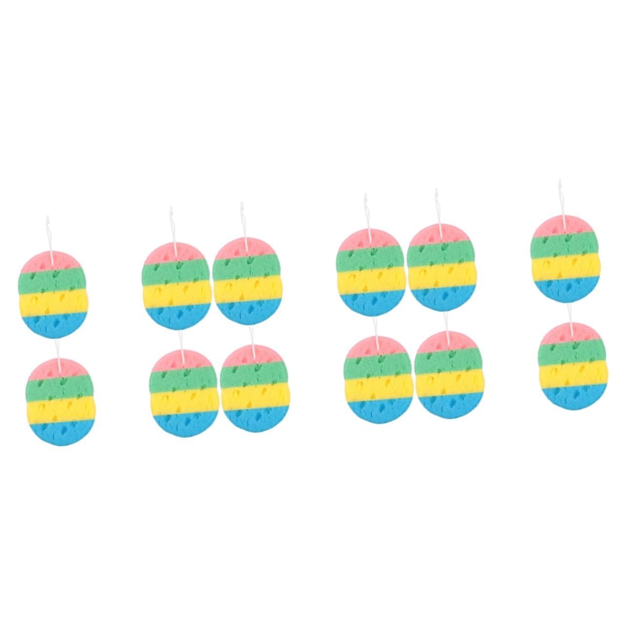 FOMIYES FOMIYES Body Sponges for Shower 12 Pcs Seaweed Bath Sponge Loofah Back Scrubber Cleaning Supplies African Exfoliating Net Sponge Scrubbers Natural Sea Sponge Bath Exfoliating Sponge Baby Tool Body