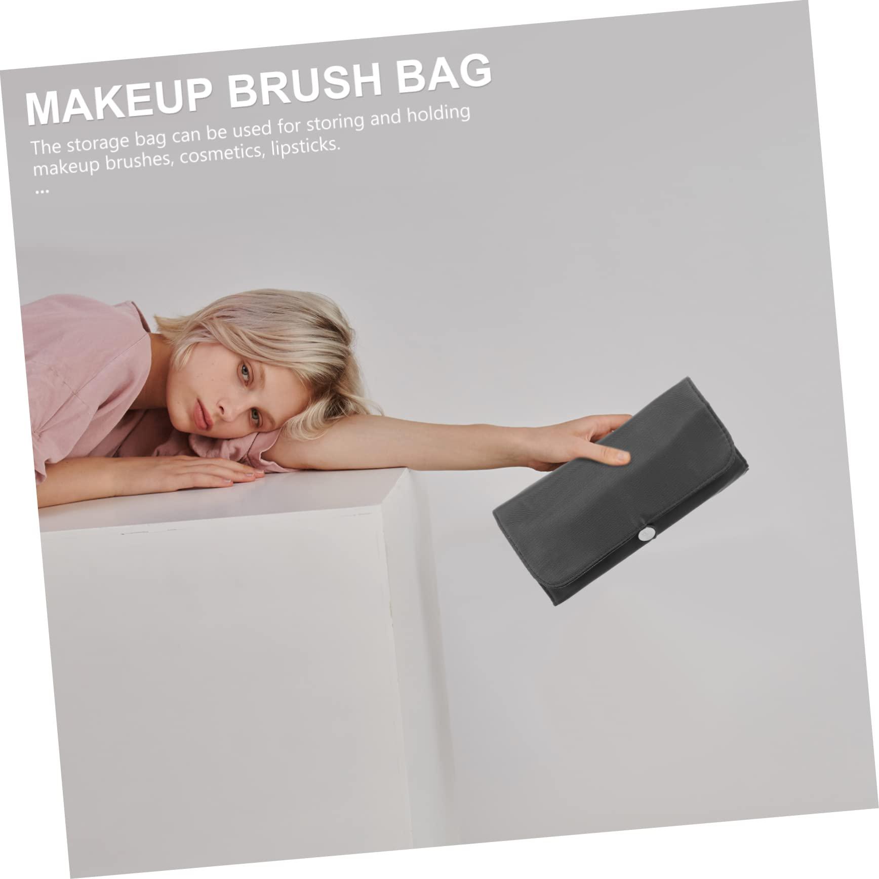 DOITOOL DOITOOL Travel-Sized Makeup Brush Container Rolling Makeup Brush Case Compact Secure Brush Holder for On-The-Go