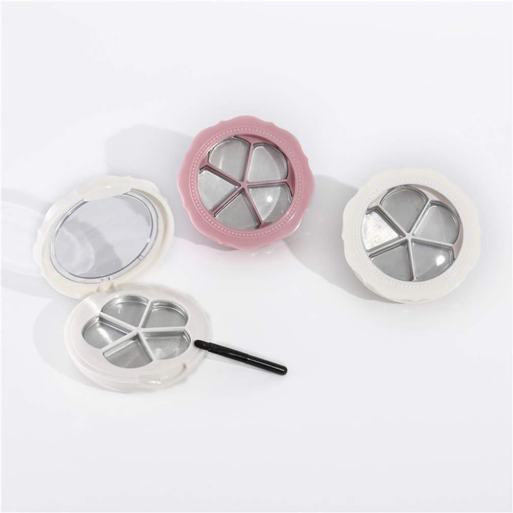 SOLUSTRE SOLUSTRE 3Pcs makeup containers lip gloss containers blush makeup eyeshadow cosmetic container eyeshadow pan magnets eyeshadow containers empty Compact Powder Container eye shadow palette