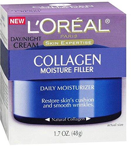 L'Oreal Paris L'Oreal Paris Skin Expertise Collagen Moisture Filler Daily Moisturizer Day/Night Cream 1.7 oz (Pack of 4)