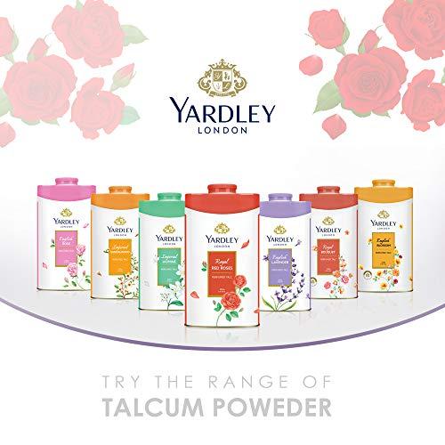 Yardly Yardley London Perfumed Talc, Red Roses, 8.8 oz, 250 g