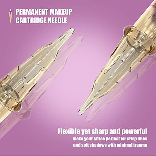 EZTAT2 EZTAT2 Tattoo Cartridge Needles - 20Pcs #12 (1RL) Permanent Makeup SMP Standard Round Liner 0.35mm Microblading Hair Scalp for Tattoo Pen Rotary Machine Supply - V-SELECT