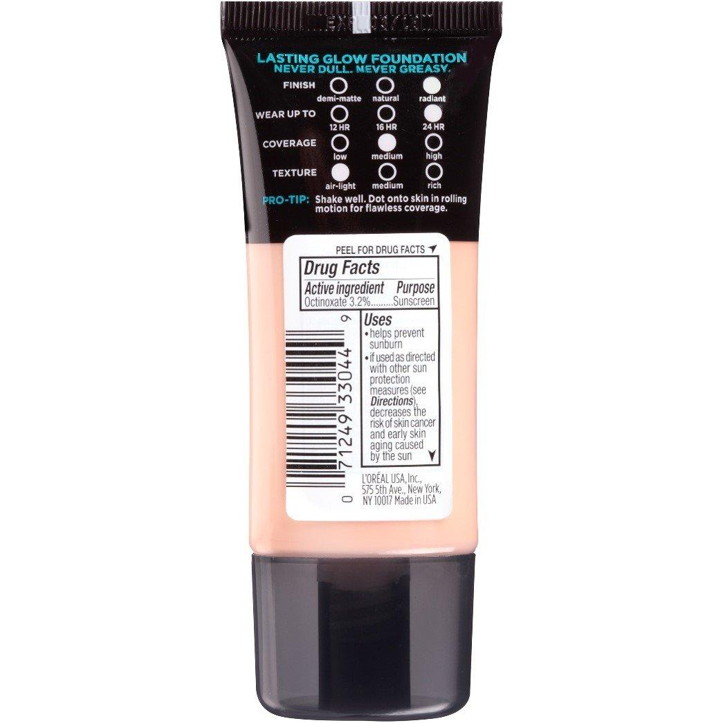 L'Oréal Paris L\'Oreal Paris Makeup Infallible Up to 24HR Pro-Glow Foundation, Classic Ivory, 1 Ounce