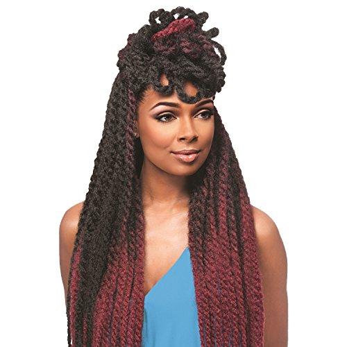 Sensationnel Sensationnel Synthetic Hair Crochet Braids Africa Samba Twist Braid 50" (4-Pack, 2)