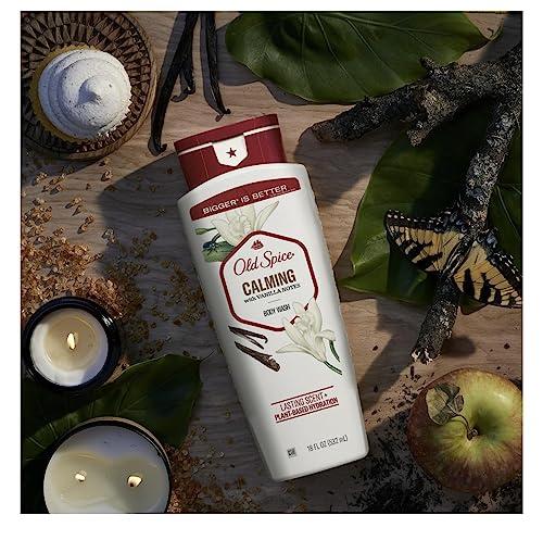 Old Spice Old Spice Men\'s Body Wash Calming with Vanilla Notes, 18oz