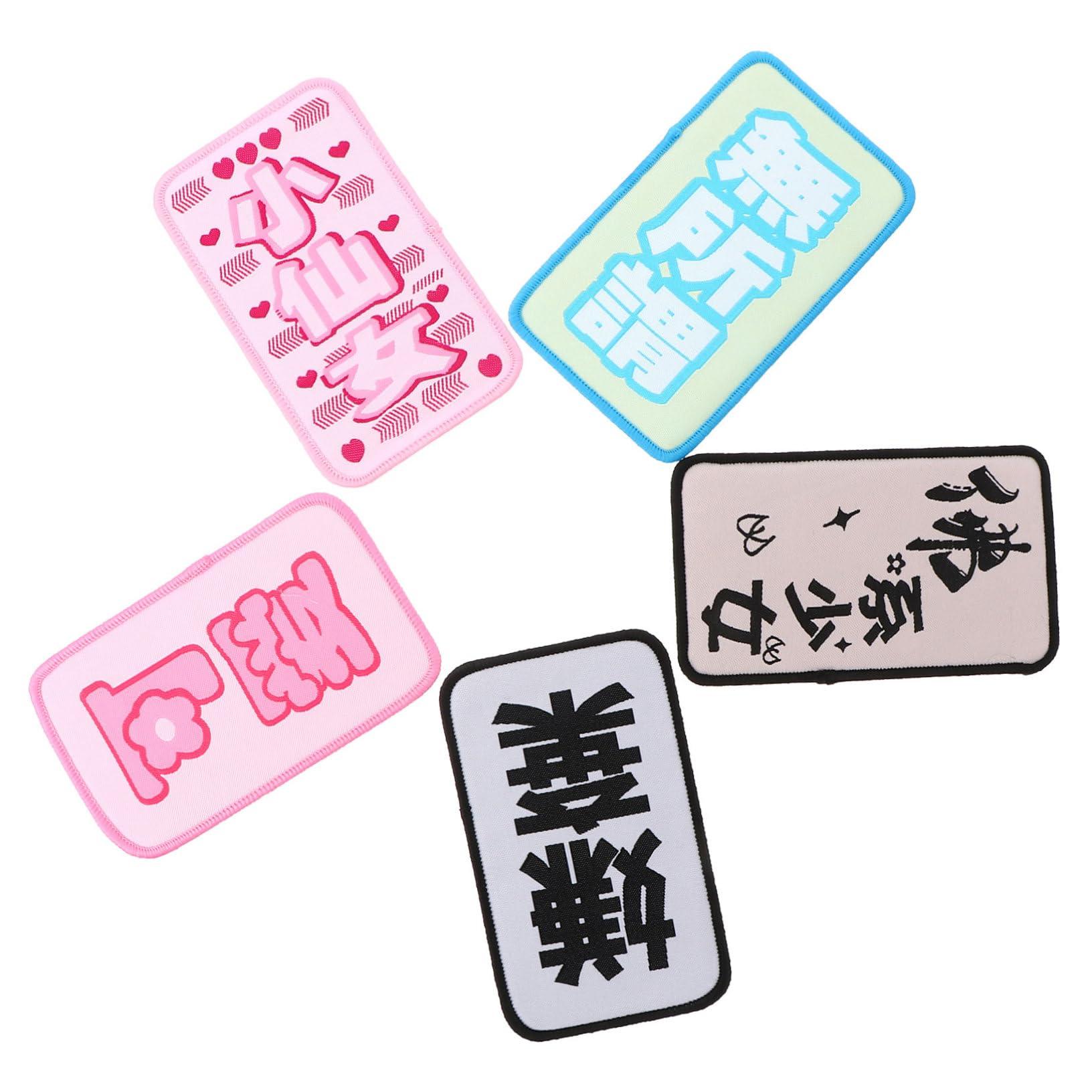 Beavorty Beavorty 15 Pcs Broken Hair Stickers Bangs Stickers Hair Clips for Styling Hair Bang Patch Hair Bang Pad Hair Pads Holders Letter Sticker Makeup Accessories Polyester Modeling Securing Clip