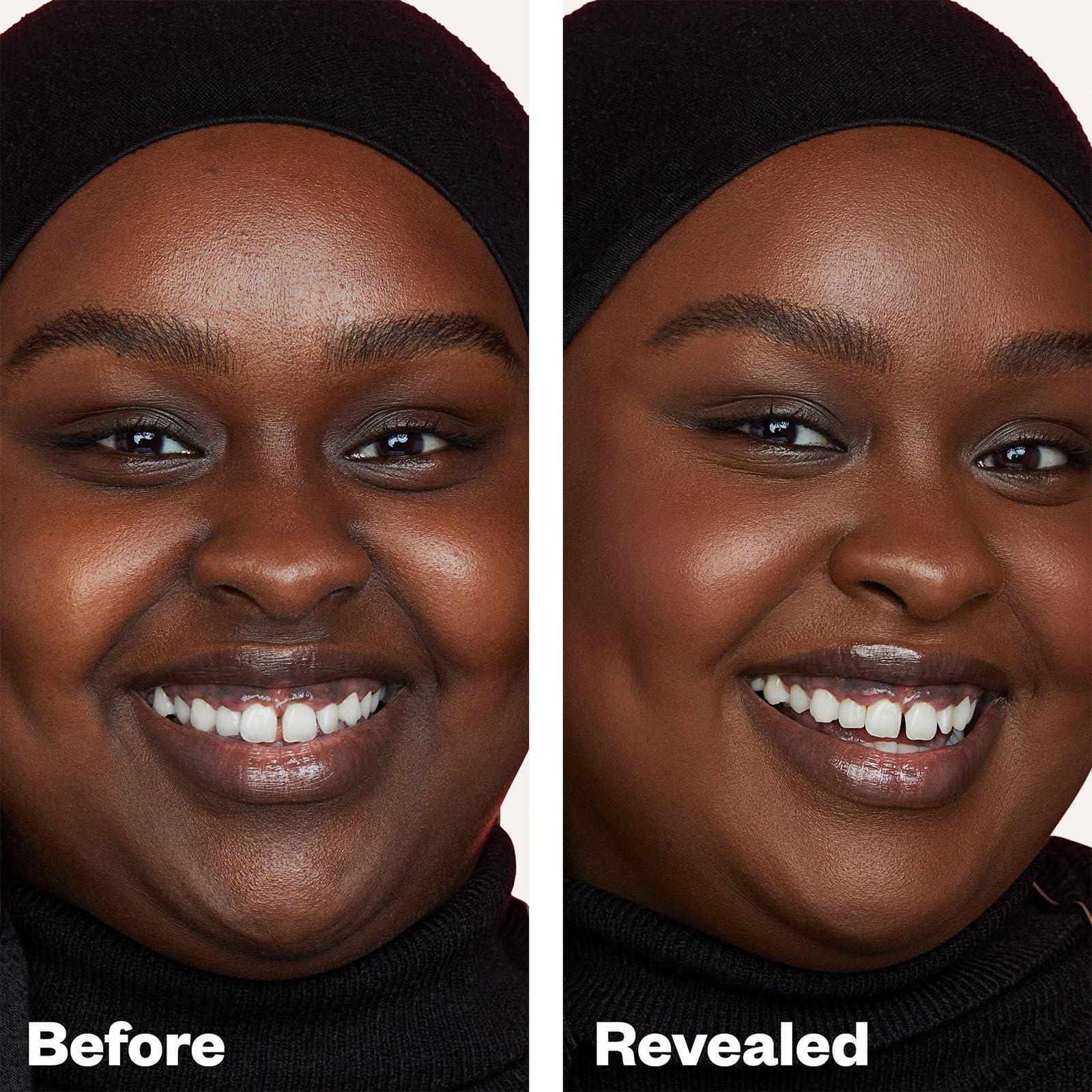 Kosas Kosas Revealer Skin-Improving Foundation with SPF 25 Protection - Hydrate, Brighten, Soothe, Plump, Protect Skin - Smoothing Texture, Natural Finish and Clean Formula - Deep Neutral Warm 410