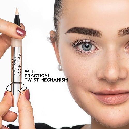 ARTDECO ARTDECO Perfect Teint Concealer - Neutral Light N12 - Light-Reflecting Concealer with Brush Applicator - No Signs of Tiredness - Medium Coverage - Water-Resistant - Long Lasting - Makeup - 0.07 Fl Oz